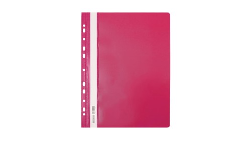 Skoroszyt A4 PVC twardy zawieszany ST-02-10 różowy BIURFOL