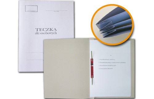Akta osobowe tekturowe zwykłe 0822002 Barbara