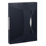 Teczka z gumką PP A4/40mm Vivida 624049 czarna Esselte