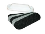 Gąbka magnetyczna do tablic 2x3 AS120 OVAL ecoBoards z wymiennym wkładem