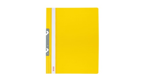 Skoroszyt A4 PVC twardy zawieszany met. ST-10-04 żółty BIURFOL