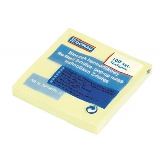Karteczki samoprzylepne Z-Notes 76X76 żółty 100k 7571001PL-11 DONAU