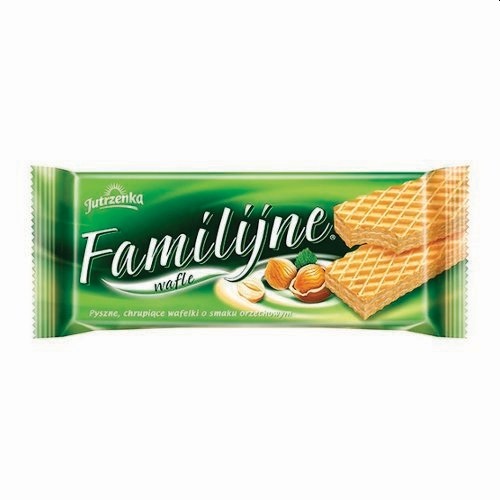 WAFLE FAMILIJNE ORZECHOWE 180G JUTRZENKA