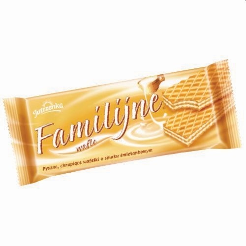 WAFLE FAMILIJNE ŚMIETANKOWE 180G JUTRZENKA