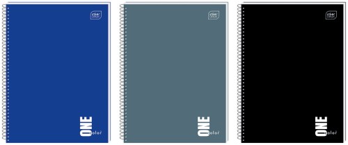 Kołozeszyt A4 100 kartek w kratkę z perforacją M 70G UV One Color INTERDRUK