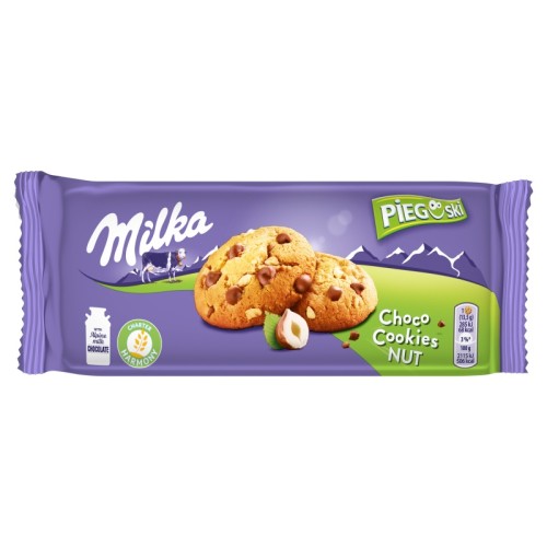 Ciastka Pieguski z czekoladą i orzechami 135g Milka