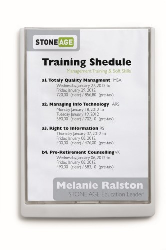 TABLICZKA INFO CLICK SIGN 486702 210X297 A4 DURABLE BIAŁA