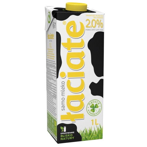 MLEKO ŁACIATE UHT 2% 1L