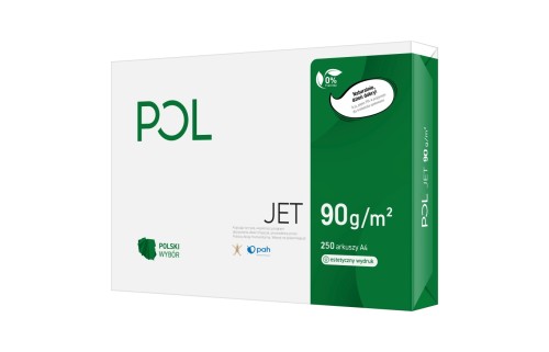 Papier ksero A4   90g A POLjet 250 ark.  Kwidzyń