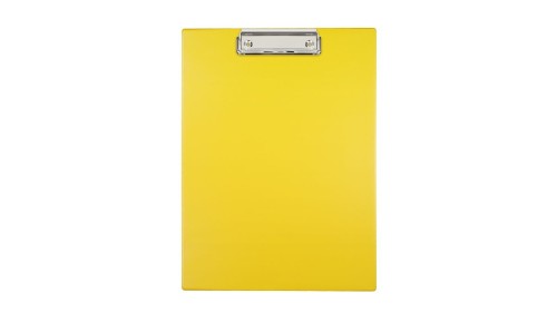 Klip deska A4 PVC KH-01-08 żółta BIURFOL