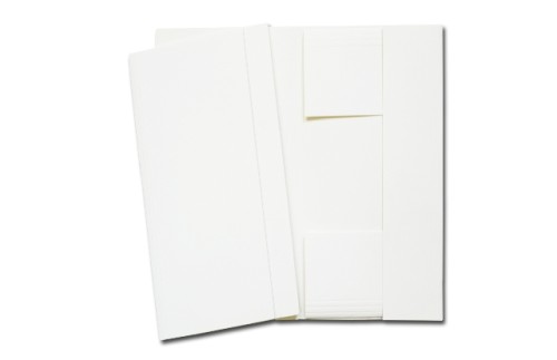 Teczka z gumką A4 biała LUX 250g 0404000 Barbara