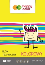Blok techniczny kolor A4 10k 170g 3550 2030-09 HAPPY COLOR