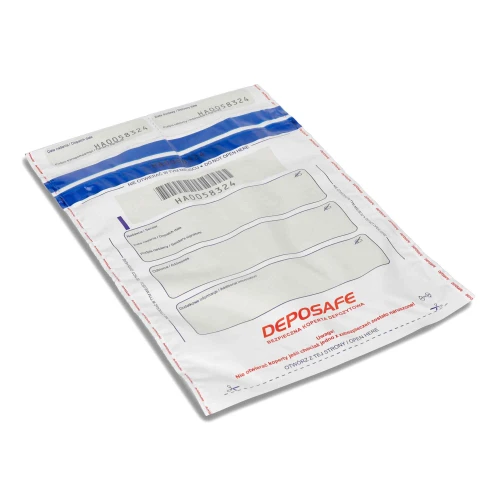 KOPERTA BEZPIECZNA B5+ 200x255mm BIAŁA 100 szt. DEPOSAFE (6324)