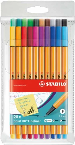 CIENKOPIS   KOMPLET POINT 88 20KOL 8820 STABILO 