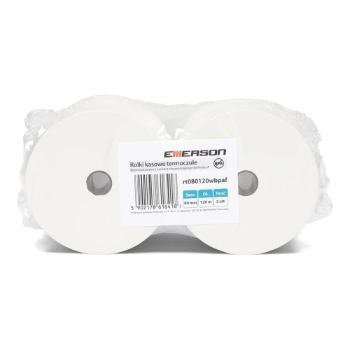 ROLKA TERMICZNA  80mm x 120m, tulejka 12,5mm RT080120WKBPAF EMERSON