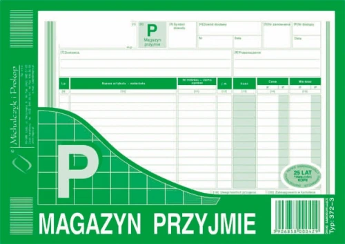 MP Magazyn przyjmie A5 372-3 80K/S M&P 