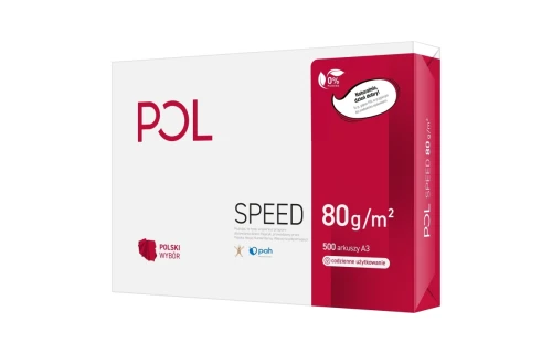 Papier ksero  A3 C 80g POLspeed  Kwidzyń