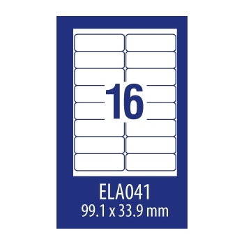 ETYKIETY  99,1X33,9 ELA041 100 ark. 16/STR EUROP100 ZWECKFORM