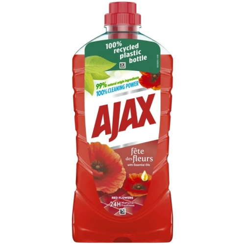 Płyn uniwersalny Ajax 1L Floral Fiesta polne kwiaty (czerwony)