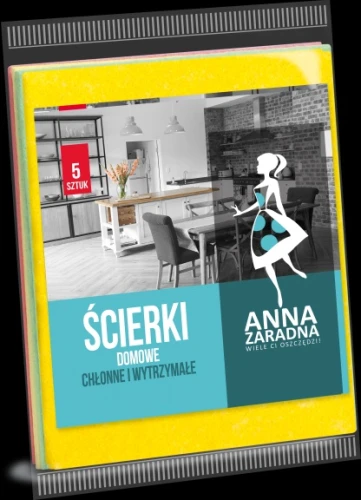 ŚCIERECZKA DOMOWA /5SZT/ PS-0783 ANNA ZARADNA