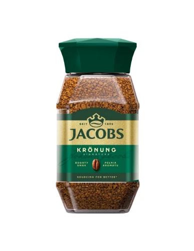 KAWA ROZPUSZCZALNA JACOBS KRONUNG 200G ZIELONA
