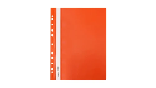 Skoroszyt A4 PVC twardy zawieszany ST-02-07 pomarańcz BIURFOL
