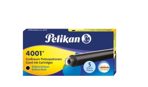 NABOJE PELIKAN DŁUGIE 310615 CZARNE GTP/5
