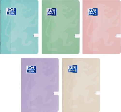 Zeszyt OXFORD Touch Pastel A5 32 kartki kolorowa trzylinia 400175319 