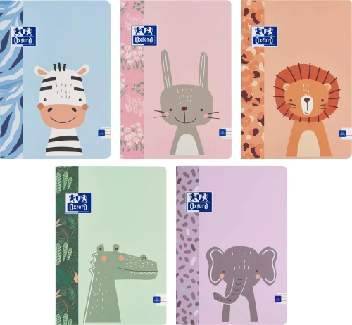 Zeszyt OXFORD Kids A4 32 kartki kolorowa trzylinia 400175621