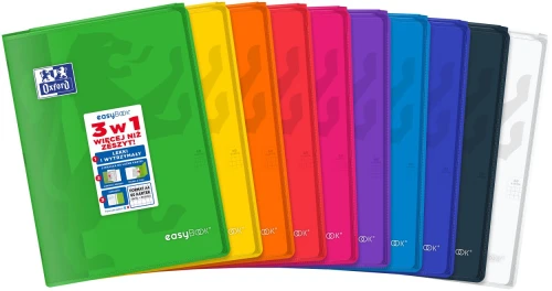 Zeszyt OXFORD easyBook A4 60 kartek w kratkę okładka PP 400146695