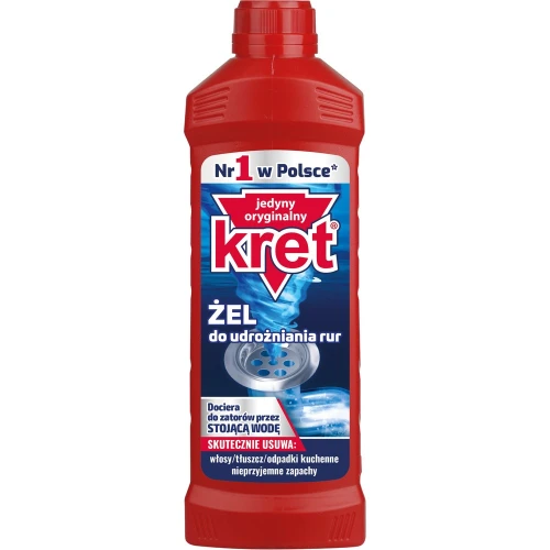 Kret żel do udrożniania rur 500g