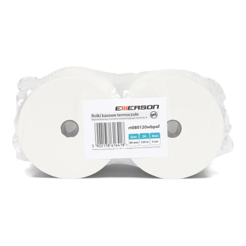 ROLKA TERMICZNA  80mm x 120m, tulejka 12,5mm RT080120WKBPAF EMERSON