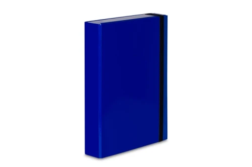 TECZKA Z GUMKĄ A4/50 341/03 NIEBIESKA VAUPE BOX CARIBIC