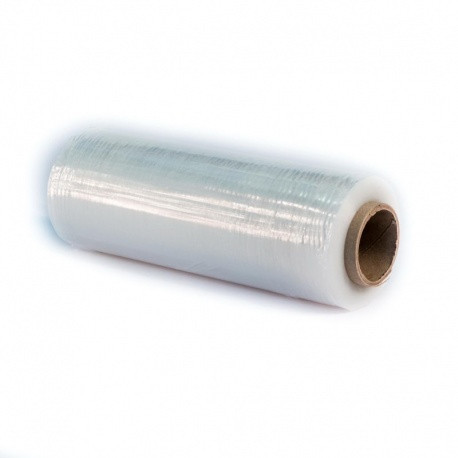 Stretch folia ręczna mała 25cm*23mikr 1kg netto przezroczysta