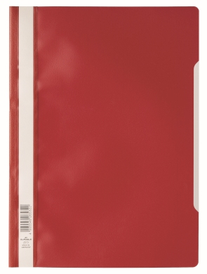 Skoroszyt A4 PP miękki 257303 czerwone DURABLE