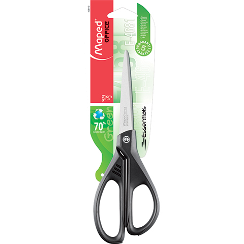 NOŻYCZKI  MAPED 21CM 468110 ESSENTIALS GREEN MAPED