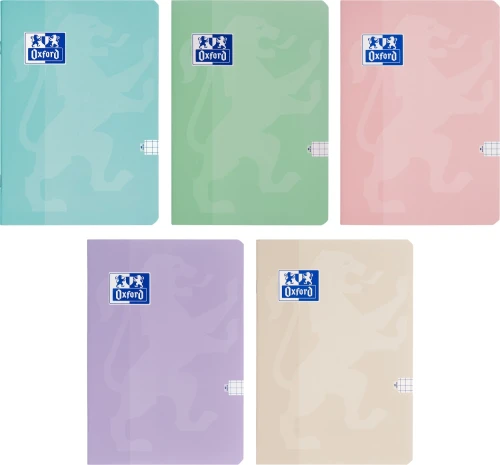 Zeszyt OXFORD Touch Pastel A5 32 kartki w kratkę 400175313