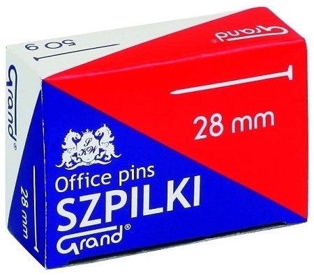 SZPILKI 28MM 50G 110-1380 ZWYKŁE GRAND
