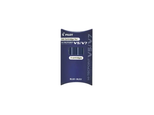 NABOJE DO CIENKOPISU V5 Cartridge system BXS-IC-L-S3 NIEBIESKIE /3/ PILOT