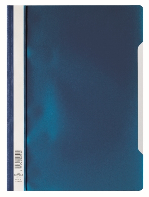 Skoroszyt A4 PP miękki 257307 granatowy DURABLE