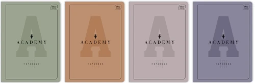 Zeszyt A5 60 kartek w kratkę M 90g ACADEMY INTERDRUK