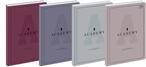 Brulion A6  96 kartek w kratkę M 90g ACADEMY INTERDRUK