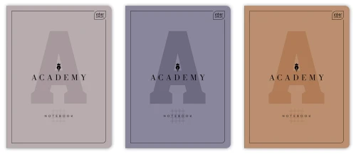 Zeszyt A4 60 kartek w kratkę M 90g ACADEMY INTERDRUK