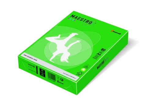 Papier ksero MAESTRO color A4 80g ciemna zieleń 941-DG47A80S Intensywny
