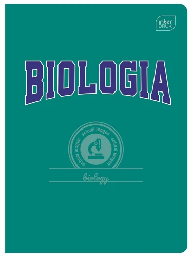 ZESZYT TEMATYCZNY INTERDRUK A5 60 KARTEK W KRATKĘ BIOLOGIA HYBRID FSC ZE60#BIOFSC
