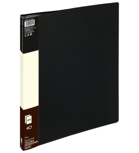 Album ofertowy A4 40 koszulek 9004A czarny 120-1197 Grand