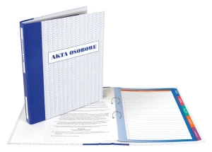 Akta osobowe segregator A4/40mm 2R 44040 szerokie FILE