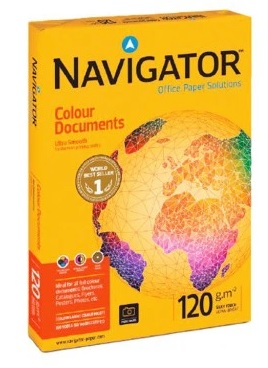 Papier ksero A4  120g 250 ark. Navigator Colour Documents 82457A12