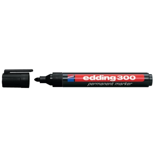 MARKER OKRĄGŁY E-300/001 CZARNY EDDING