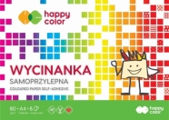Papier kolorowy samoprzylepny A4 8 kartek HA 3710 2030-S8 HAPPY COLOR